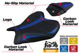 Tappezzeria Italia Yamaha YZF R7 2021-2025 Seat Cover Ultragrip in Blue and Black