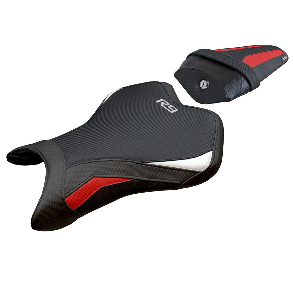 Tappezzeria Italia Yamaha R9 2025 Seat Cover Red White Black