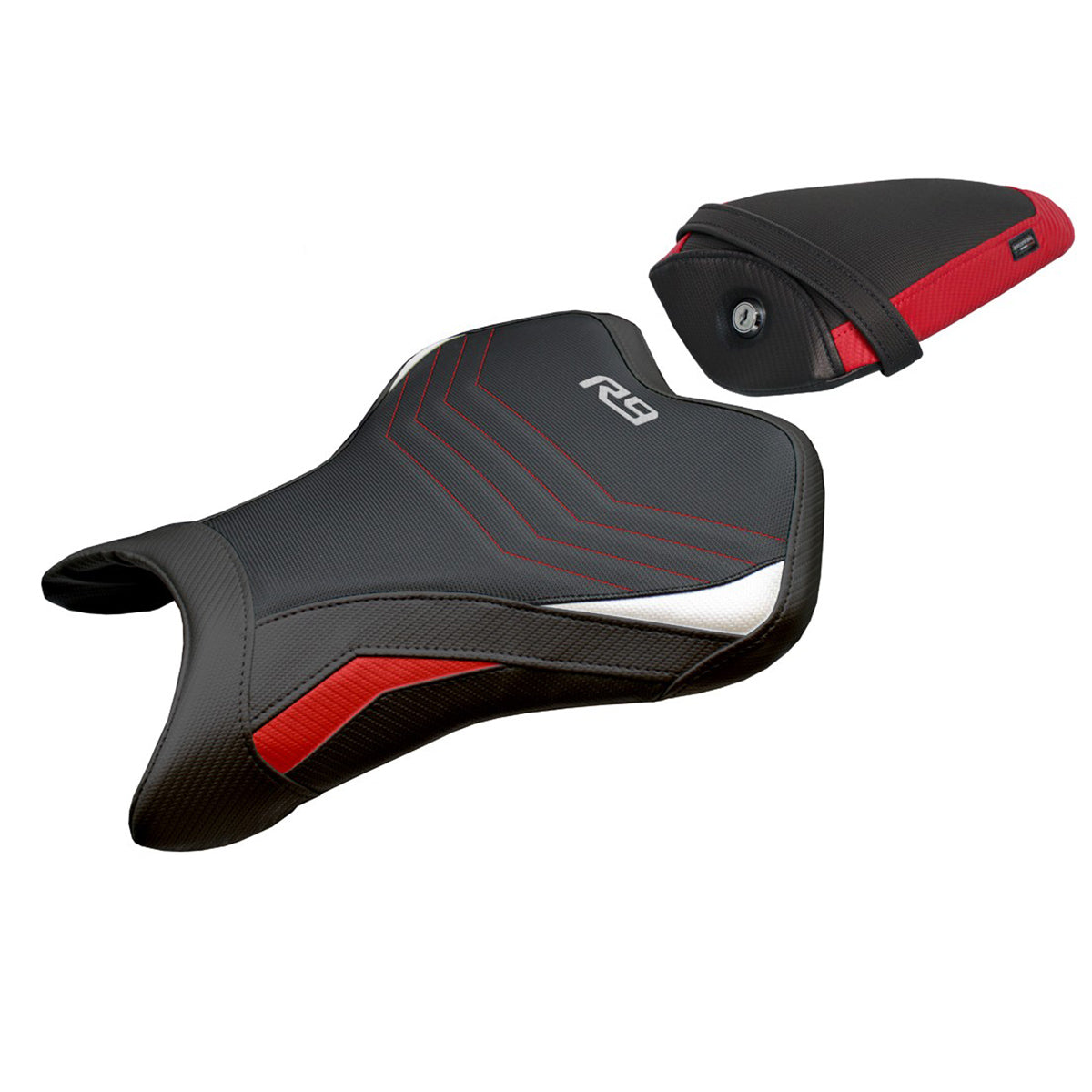 Tappezzeria Italia Yamaha R9 2025 Seat Cover Comfort Red White Black