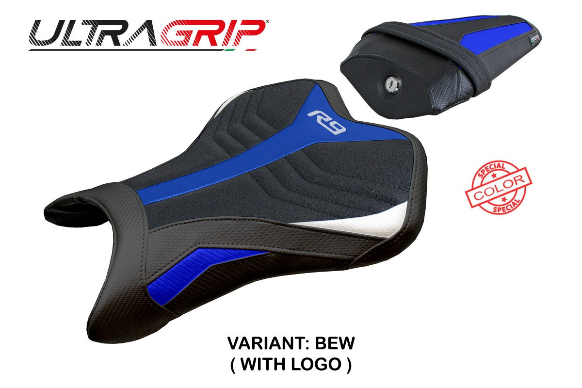 Tappezzeria Italia Yamaha R9 2025 Seat Cover Ultragrip Blue White Black
