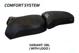Tappezzeria Italia Yamaha Super Tenere 1200 2010-2020 Seat Cover Comfort in Black