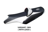 Tappezzeria Italia Yamaha T-Max 2008-2016 Seat Cover in White and Black