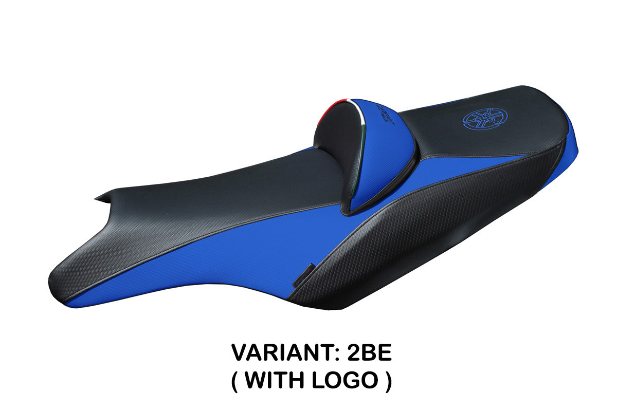 Tappezzeria Italia Yamaha T-Max 2008-2016 Seat Cover in Blue and Black