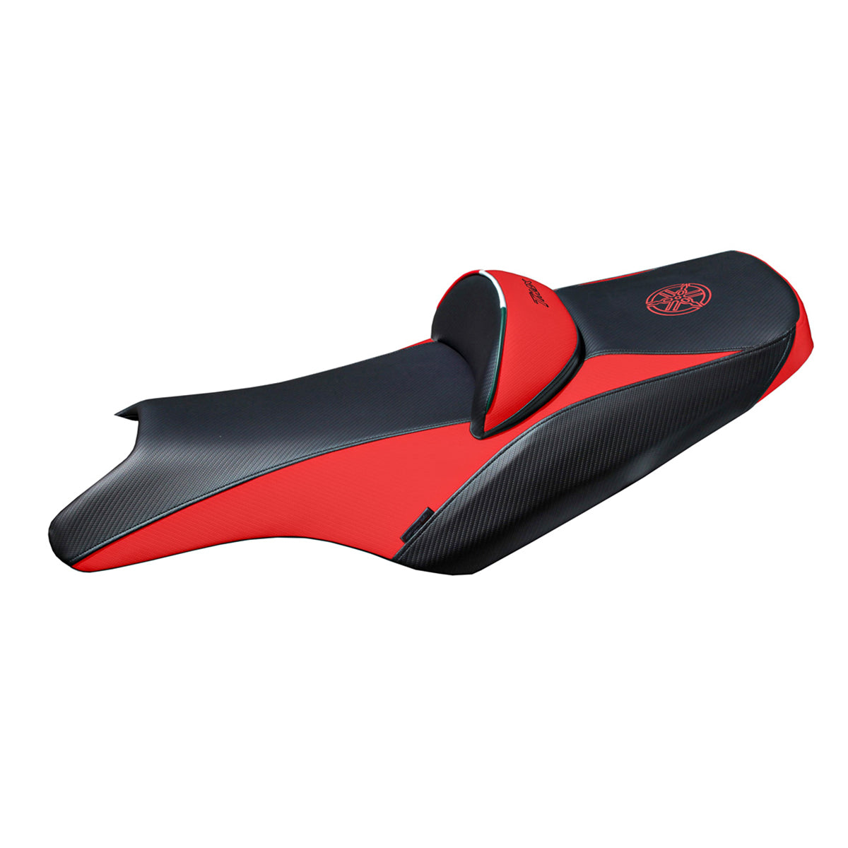 Tappezzeria Italia Yamaha T-Max 2008-2016 Seat Cover in Red and Black