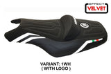 Tappezzeria Italia Yamaha T-Max 2008-2016 Seat Cover in Black and White