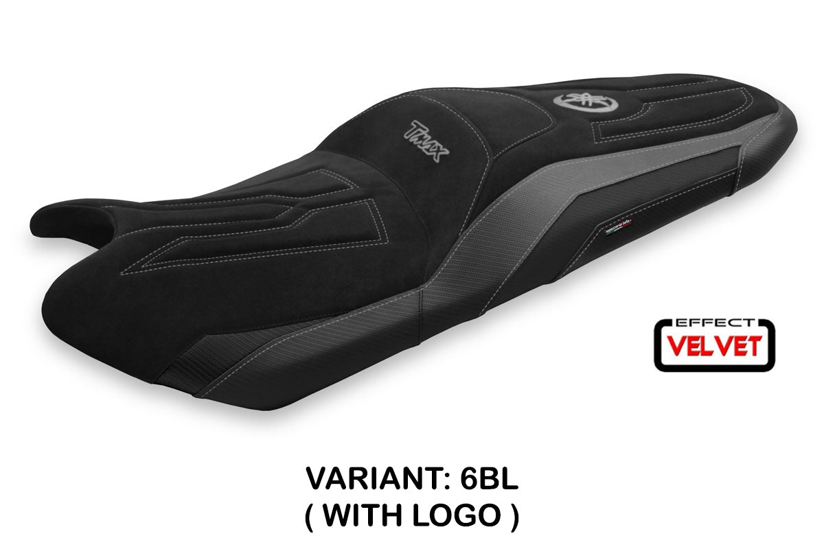 Tappezzeria Italia Yamaha T-Max 530 560 2017-2021 Seat Cover in Velvet Black