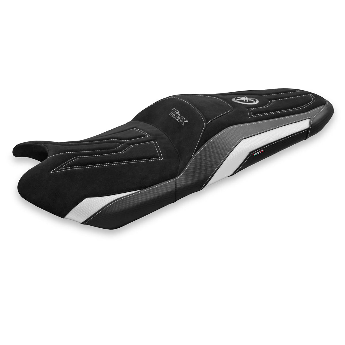 Tappezzeria Italia Yamaha T-Max 530 560 2017-2021 Seat Cover Comfort in Velvet White