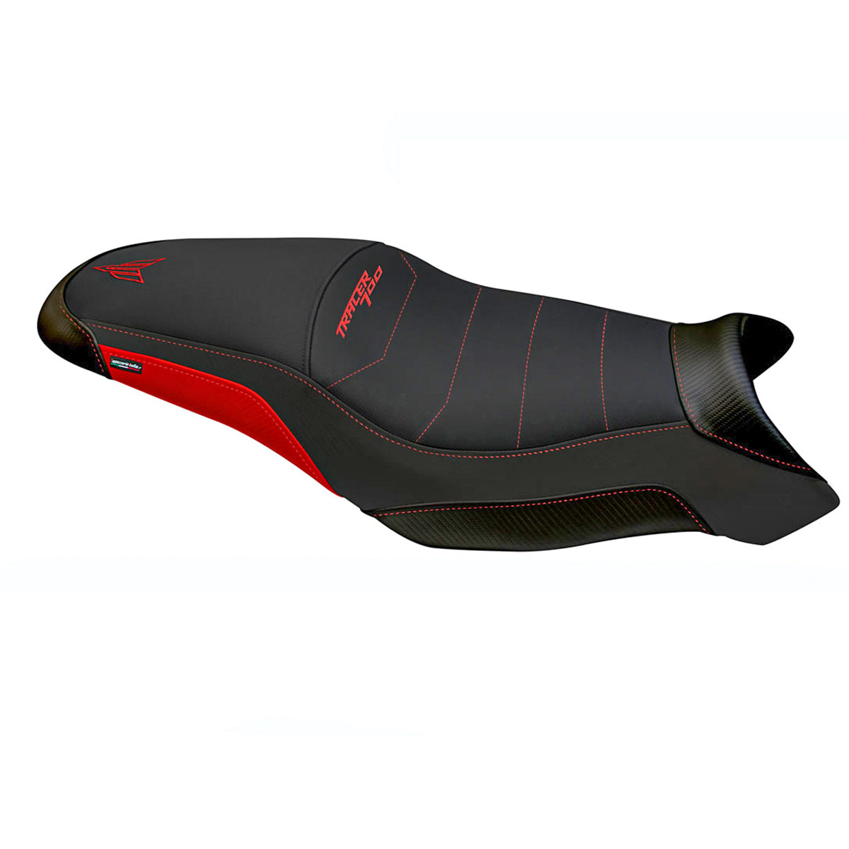 Tappezzeria Italia Yamaha Tracer 700 2021-2025 Seat Cover Comfort in Red and Black