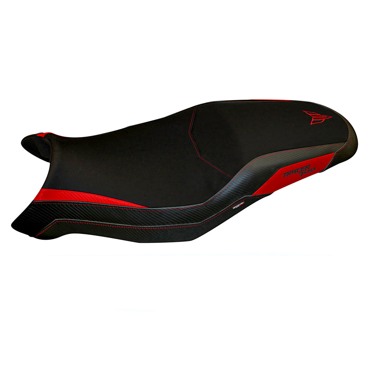 Tappezzeria Italia Yamaha Tracer 700 2016-2020 Seat Cover in Red and Black