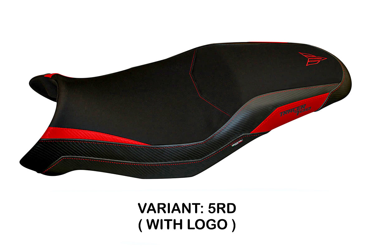 Tappezzeria Italia Yamaha Tracer 700 2016-2020 Seat Cover in Red and Black