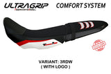 Tappezzeria Italia Yamaha Tenere 700 2019-2025 Seat Cover Comfort in U-grip Red and White FR