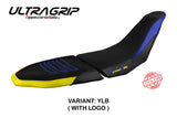 Tappezzeria Italia Yamaha Tenere 700 Raid 2022-2025 Seat Cover Ultragrip in Yellow and Blue