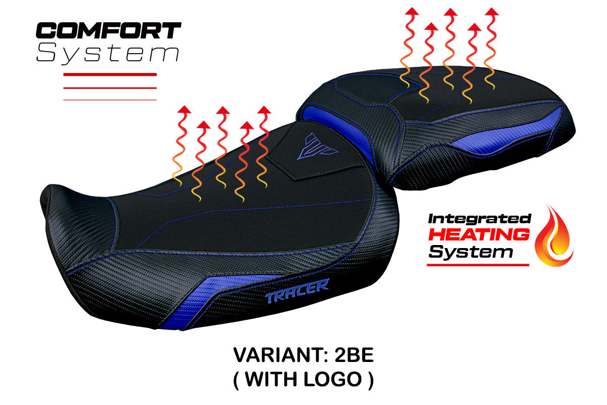 Tappezzeria Italia Yamaha Tracer 9 9GT 2021-2024 Seat Cover Comfort Heated in Blue