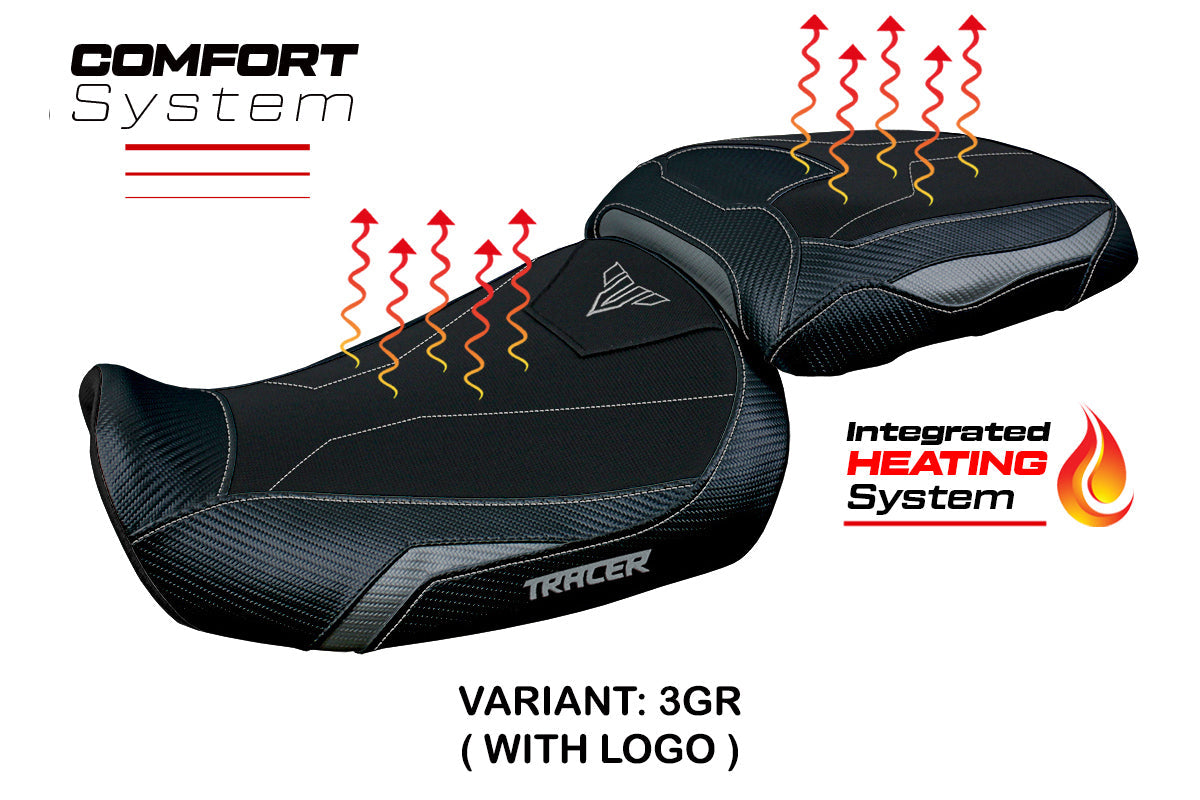 Tappezzeria Italia Yamaha Tracer 9 9GT 2021-2024 Seat Cover Comfort Heated in Grey