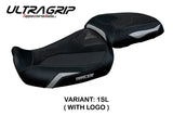 Tappezzeria Italia Yamaha Tracer 9 9GT 2021-2024 Seat Cover Ultragrip in Silver and Black