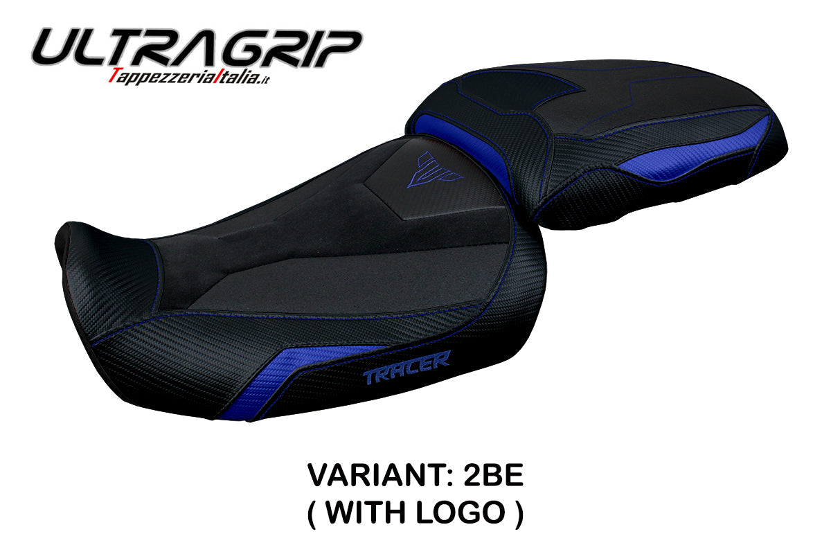 Tappezzeria Italia Yamaha Tracer 9 9GT 2021-2024 Seat Cover Ultragrip in Blue and Black