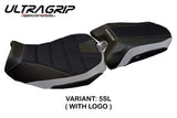 Tappezzeria Italia Yamaha Tracer 900 2018-2020 Seat Cover Ultragrip in Silver and Black