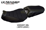 Yamaha Tracer 900 2018-2020 Seat Cover Tappezzeria Italia Ultragrip in Black