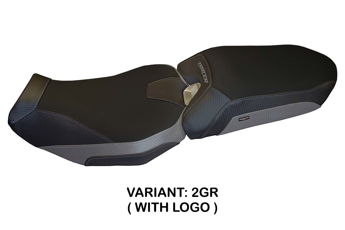 Tappezzeria Italia Yamaha Tracer 900 2018-2020 Seat Cover in Grey and Black