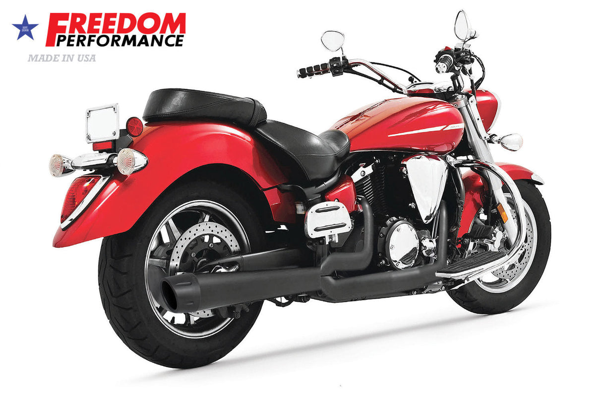 YAMAHA V-STAR 1300 COMBAT FLUTED 2-INTO-1 2007-2020