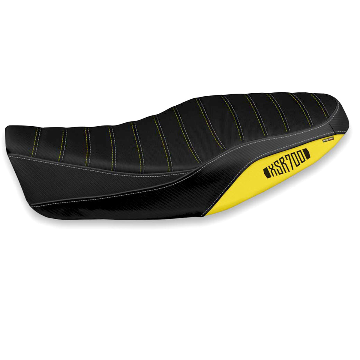 Tappezzeria Italia Yamaha XSR 700 2016-2020 Seat Cover Comfort in Yellow and White