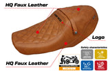 Tappezzeria Italia Yamaha XSR 900 2022-2025 Seat Cover in Vintage Brown