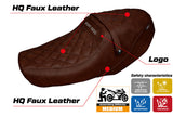 Tappezzeria Italia Yamaha XSR 900 2022-2025 Seat Cover in Vintage Dark Brown
