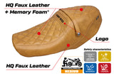 Tappezzeria Italia Yamaha XSR 900 2022-2025 Seat Cover Comfort in Vintage Camel