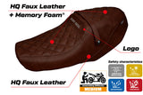 Tappezzeria Italia Yamaha XSR 900 2022-2025 Seat Cover Comfort in Vintage Dark Brown