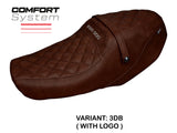 Tappezzeria Italia Yamaha XSR 900 2022-2025 Seat Cover Comfort in Vintage Dark Brown