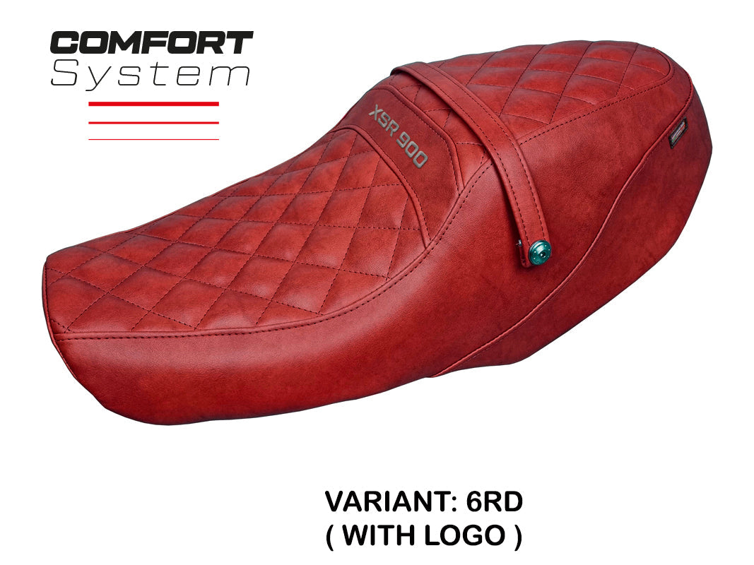Tappezzeria Italia Yamaha XSR 900 2022-2025 Seat Cover Comfort in Vintage Red