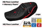 Tappezzeria Italia Yamaha XSR 900 2022-2025 Seat Cover Comfort in Red and Black