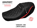 Tappezzeria Italia Yamaha XSR 900 2022-2025 Seat Cover Comfort in Red and Black