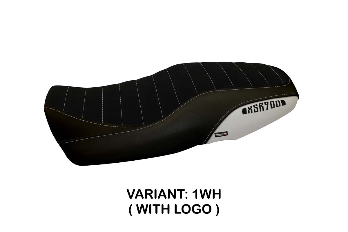 Tappezzeria Italia Yamaha XSR 900 2016-2021 Seat Cover in White and Black
