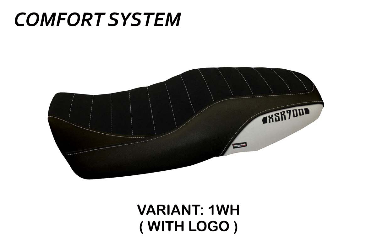 Tappezzeria Italia Yamaha XSR 900 2016-2021 Seat Cover Comfort in White