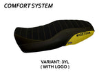 Tappezzeria Italia Yamaha XSR 900 2016-2021 Seat Cover Comfort in Yellow