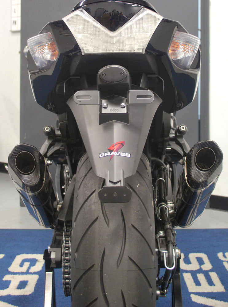 Graves motorsports  carbon fiber cat back slip-on exhaust ZX14R 12-25  EXK-13ZX14-CBSC