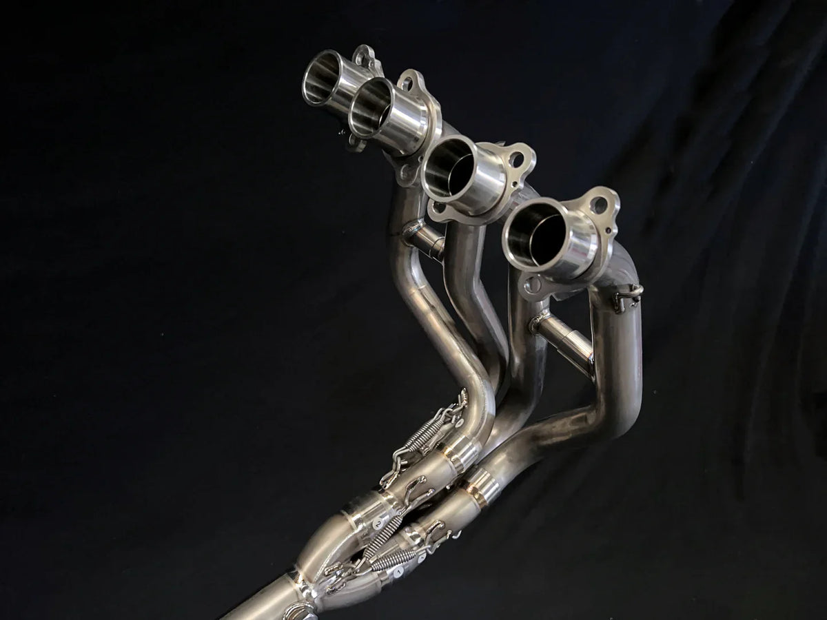 Vandemon Titanium Low Mount Exhaust System  ZX4R-ZX4RR  2023- 2026 KAWAZX4RTILMEXHA VA-76