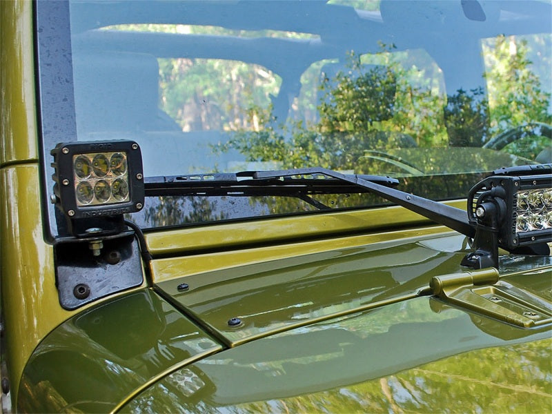 Rigid Industries Jeep JK - A-Pillar Mount Set of 2 - For Dually/D2 set 40139