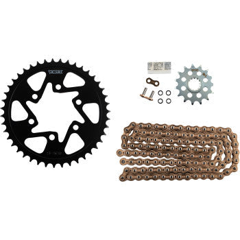 VORTEX Chain and Sprocket Kit - WSS - Gold - Kawasaki Ninja ZX-6R CKG4103