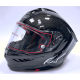 IN STOCK ALPINESTARS Supertech R10 Helmet - Solid - Carbon Black - Large 8200124-1902-L