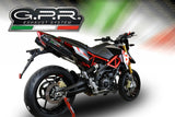 Aprilia Shiver 900 2017-2020 Exhaust GPR Double Slip-on Furore Evo4 Nero