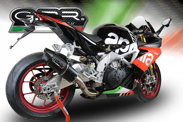 Aprilia Tuono 1100 V4 Rr 2017-2020 Exhaust GPR Slip-on Furore Nero