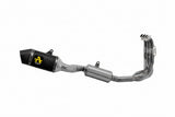 Arrow Exhaust  Veloce Full Exhaust, Aluminum Dark for Triumph Tiger 660 22-24 71504VAN