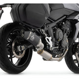 Arrow Exhaust  Veloce Full Exhaust, Aluminum Dark for Triumph Tiger 660 22-24 71504VAN