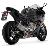 71506PTN Arrow HOMOL Pista Slip-on Exhaust, Titanium Dark for BMW M/S1000RR 20-25