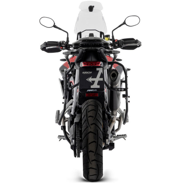 72505VAN Arrow Veloce Homologated Slip-on Exhaust for sidebags for Tiger 850 20-24 /900 20-23
