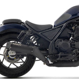 Arrow Rebel Slip-on Exhaust, Nichrome Dark for Honda CMX1100 Rebel 2025 -2026 74517RB