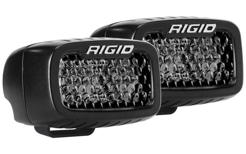 Rigid Industries SR-M Series PRO Midnight Edition - Spot - Diffused - Pair 902513BLK