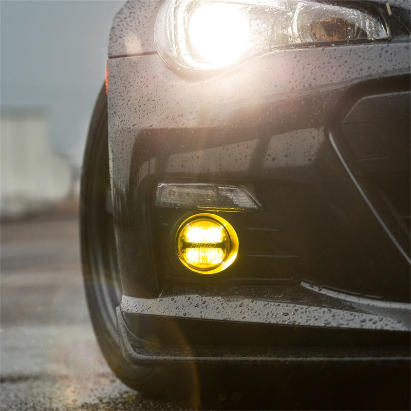 Rigid Industries 360-Series 4in LED SAE J583 Fog Light - Selective Yellow (Pair) 36121
